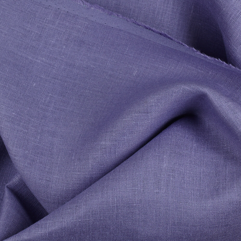 IL019 All-purpose 100% Linen Fabric Blue Ice Softened