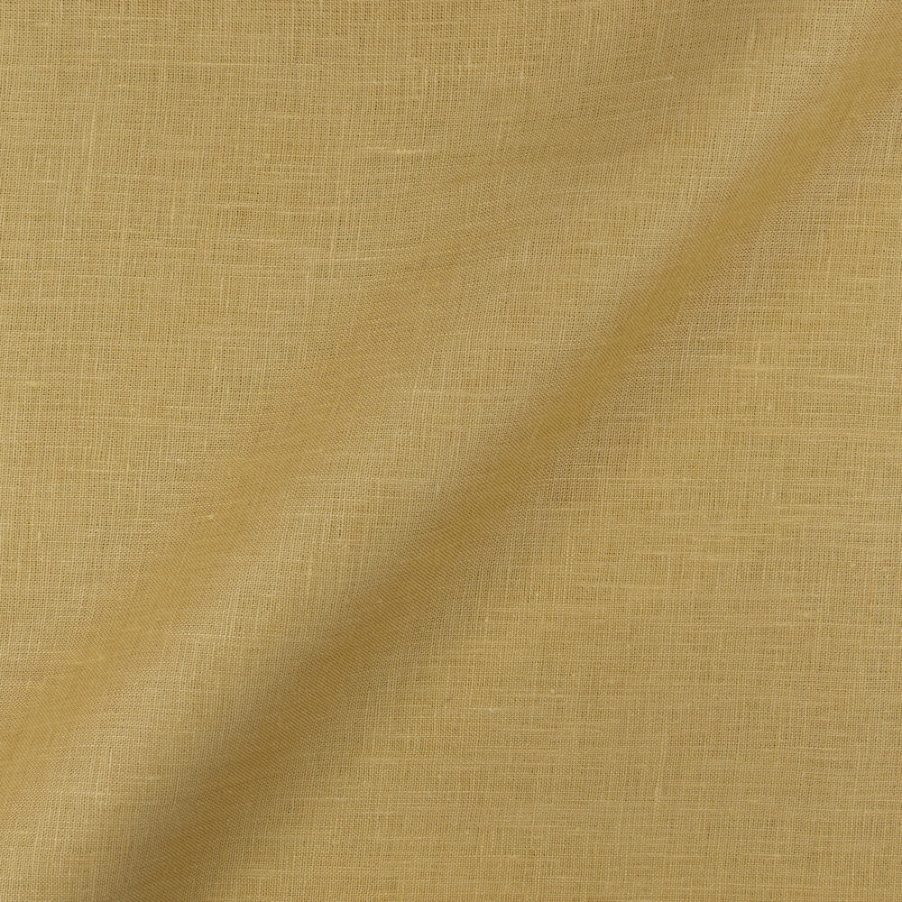IL019 All-purpose 100% Linen Fabric New Wheat Softened