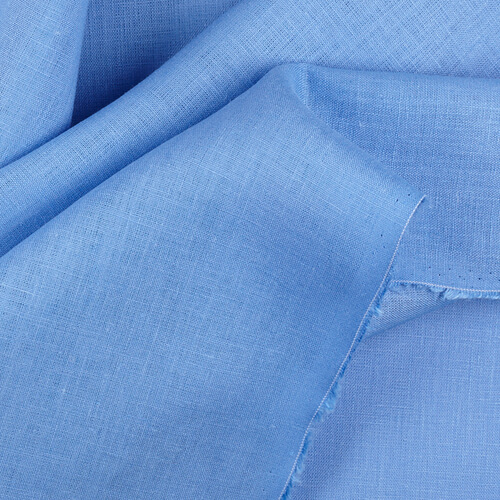 IL019 All-purpose Silver Lake Blue 100% Linen Wholesale Fabric by the Bolt