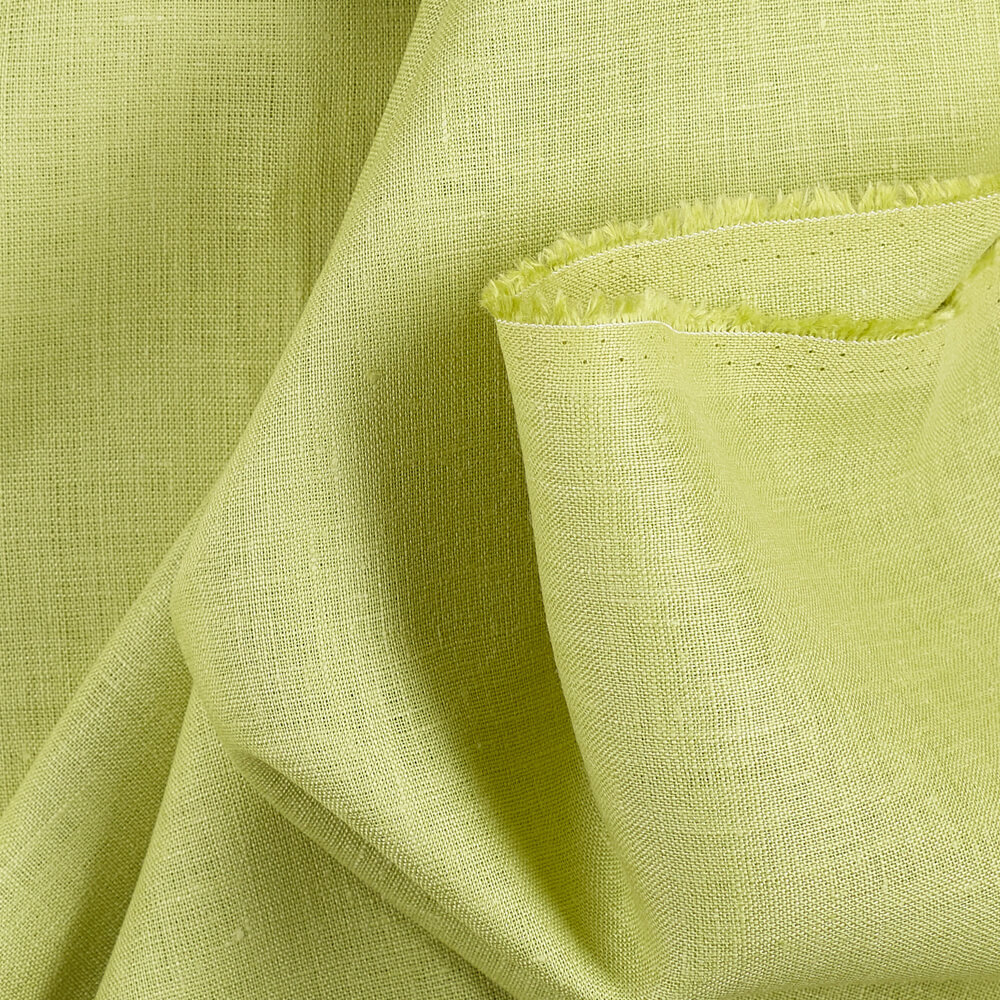 IL019 All-purpose 100% Linen Fabric Weeping Willow Softened