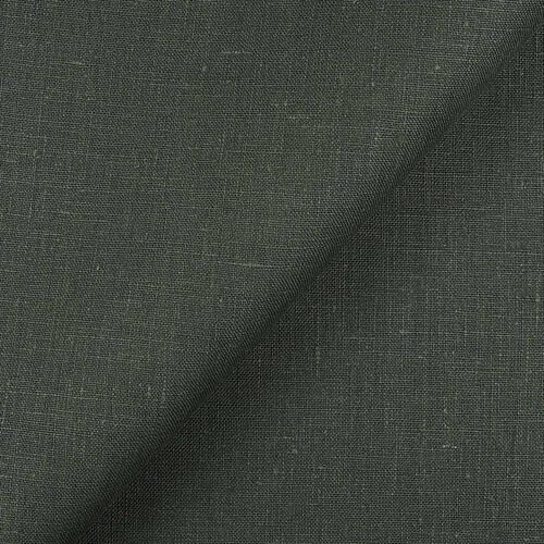 4C22 Rustic  100% Linen Fabric Dusty Lotus Softened