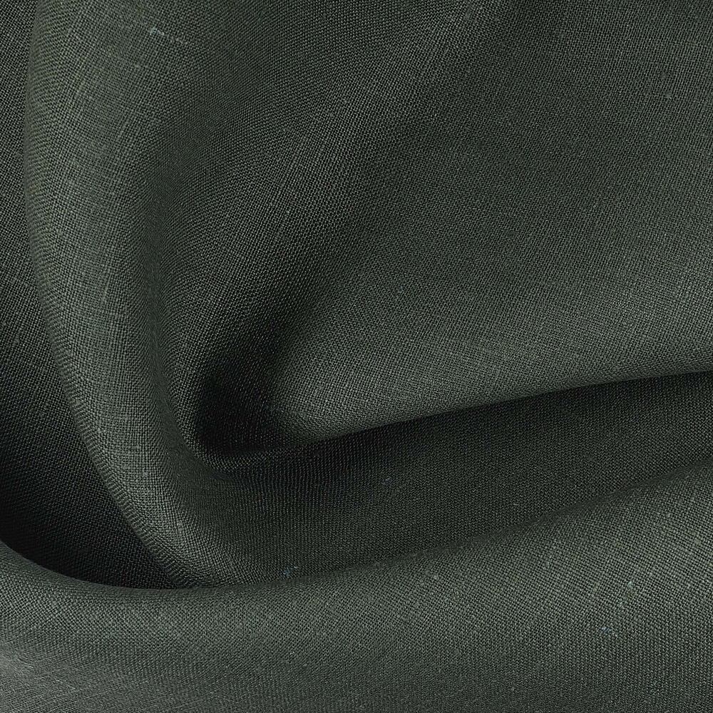 4C22 Rustic  100% Linen Fabric Dusty Lotus Softened