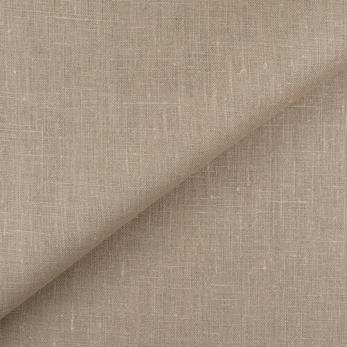 4C22 Rustic  100% Linen Fabric Safari Softened