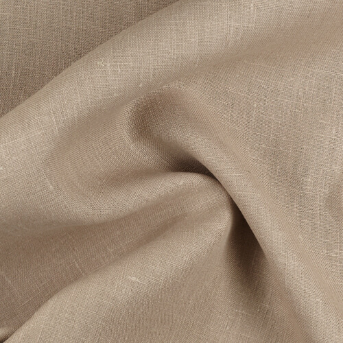 4C22 Rustic  100% Linen Fabric Safari Softened
