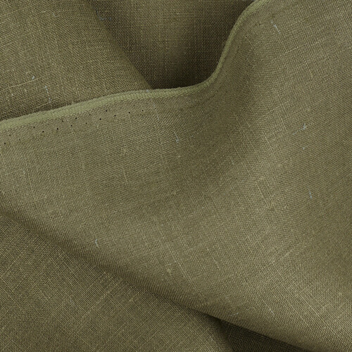 4C22 Rustic  100% Linen Fabric Dried Herb Softened