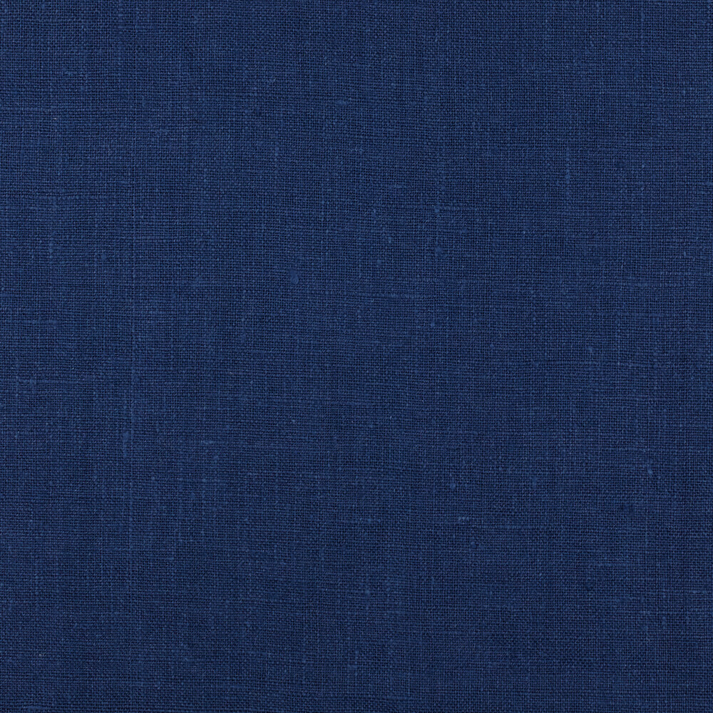 4C22 Rustic  Insignia Blue 100% Linen Fabric