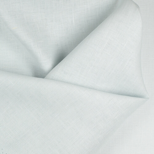 1C64 Luxury 100% Linen Fabric Dove Softened