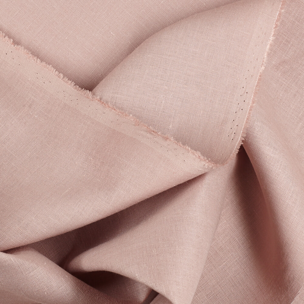 1C64 Luxury Shadow Grey 100% Linen Fabric