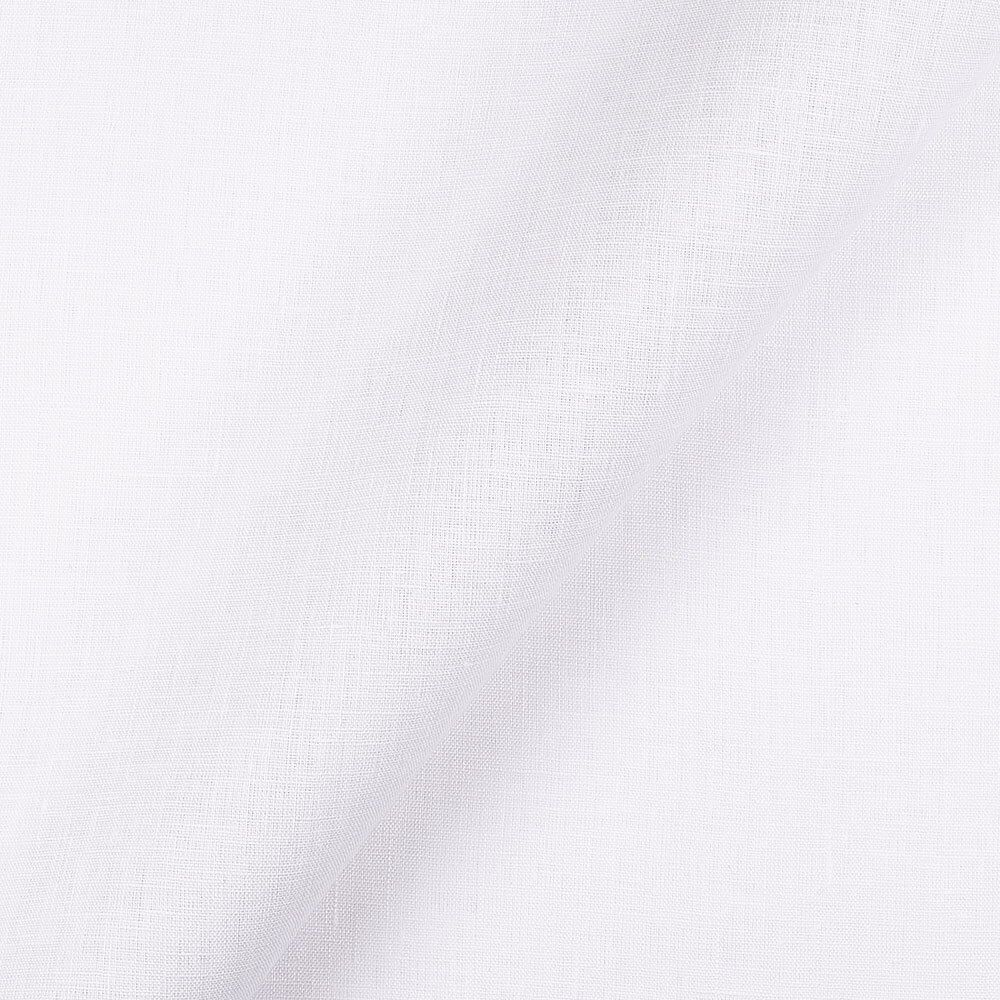 IL020 Handkerchief 100% Linen Fabric Optic White Softened