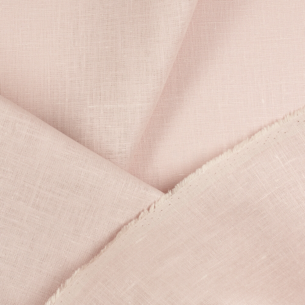 IL019 All-purpose 100% Linen Fabric Rose Smoke Softened