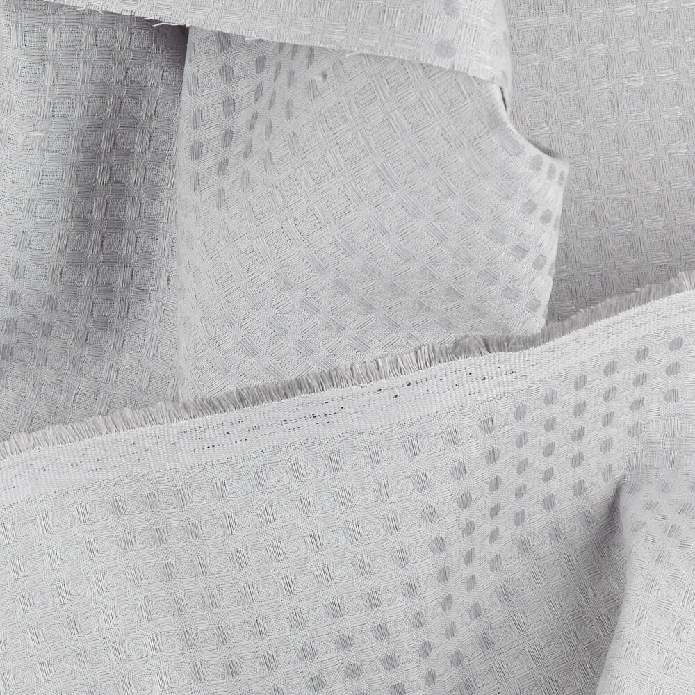 IS010 Waffle Mist 54% Linen / 46% Cotton Fabric