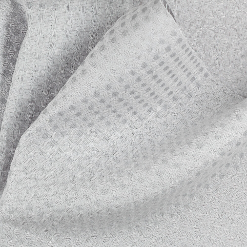 IS010 Waffle 54% Linen / 46% Cotton Fabric Mist Softened