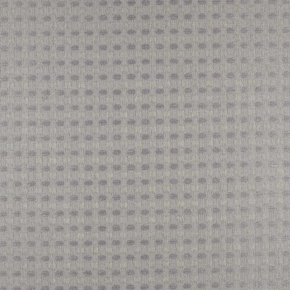 IS010 Waffle 54% Linen / 46% Cotton Fabric Frost Gray Softened