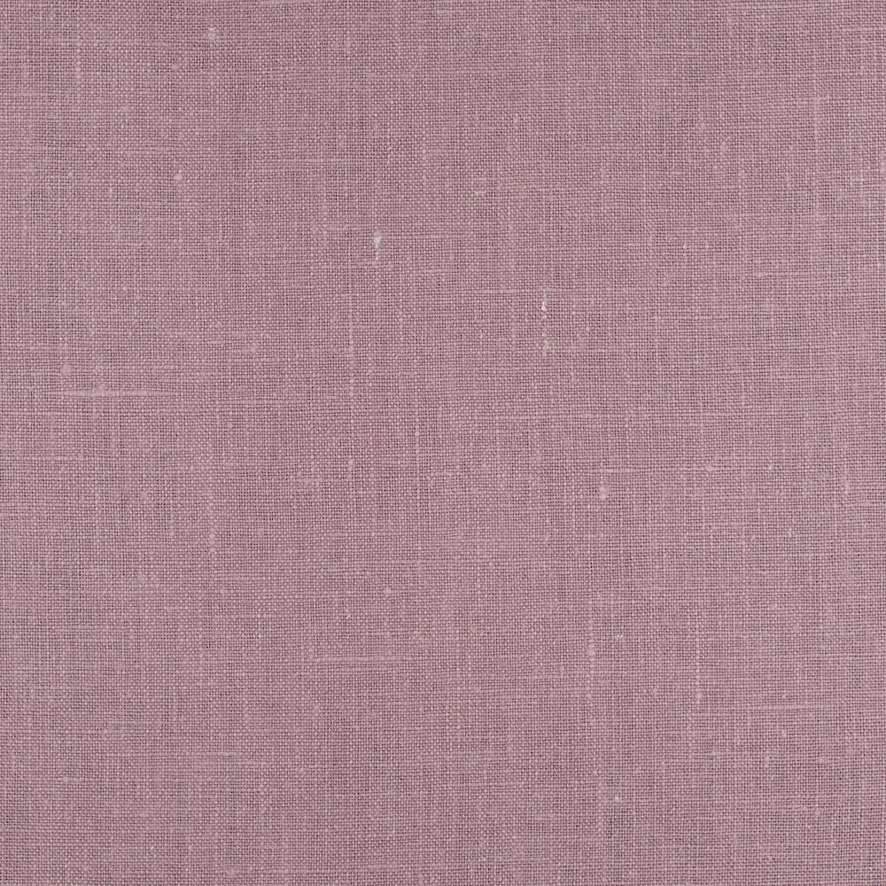 4C22 Rustic  100% Linen Fabric Mauve Softened