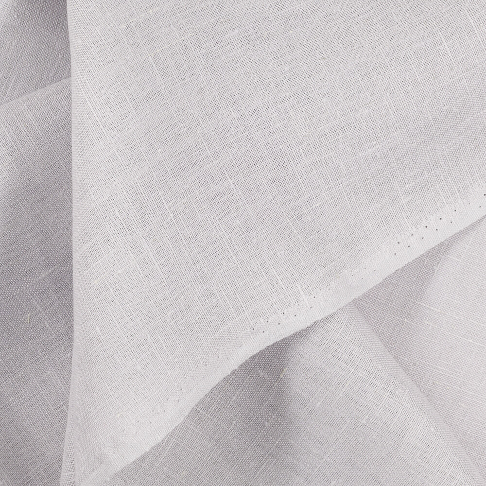 4C22 Rustic  100% Linen Fabric Micro Chip Softened