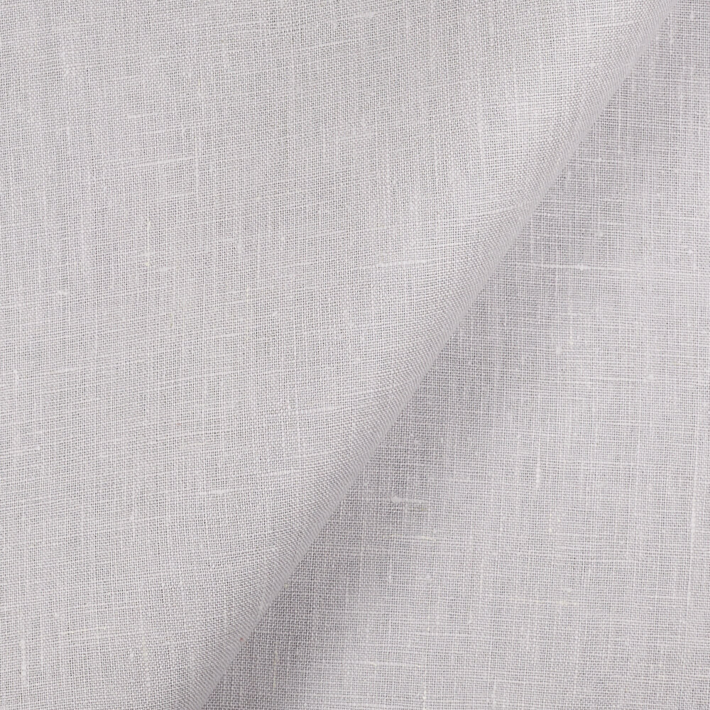 4C22 Rustic  100% Linen Fabric Gray Violet Softened