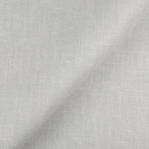 4C22 Rustic  100% Linen Fabric Mirage Gray Softened