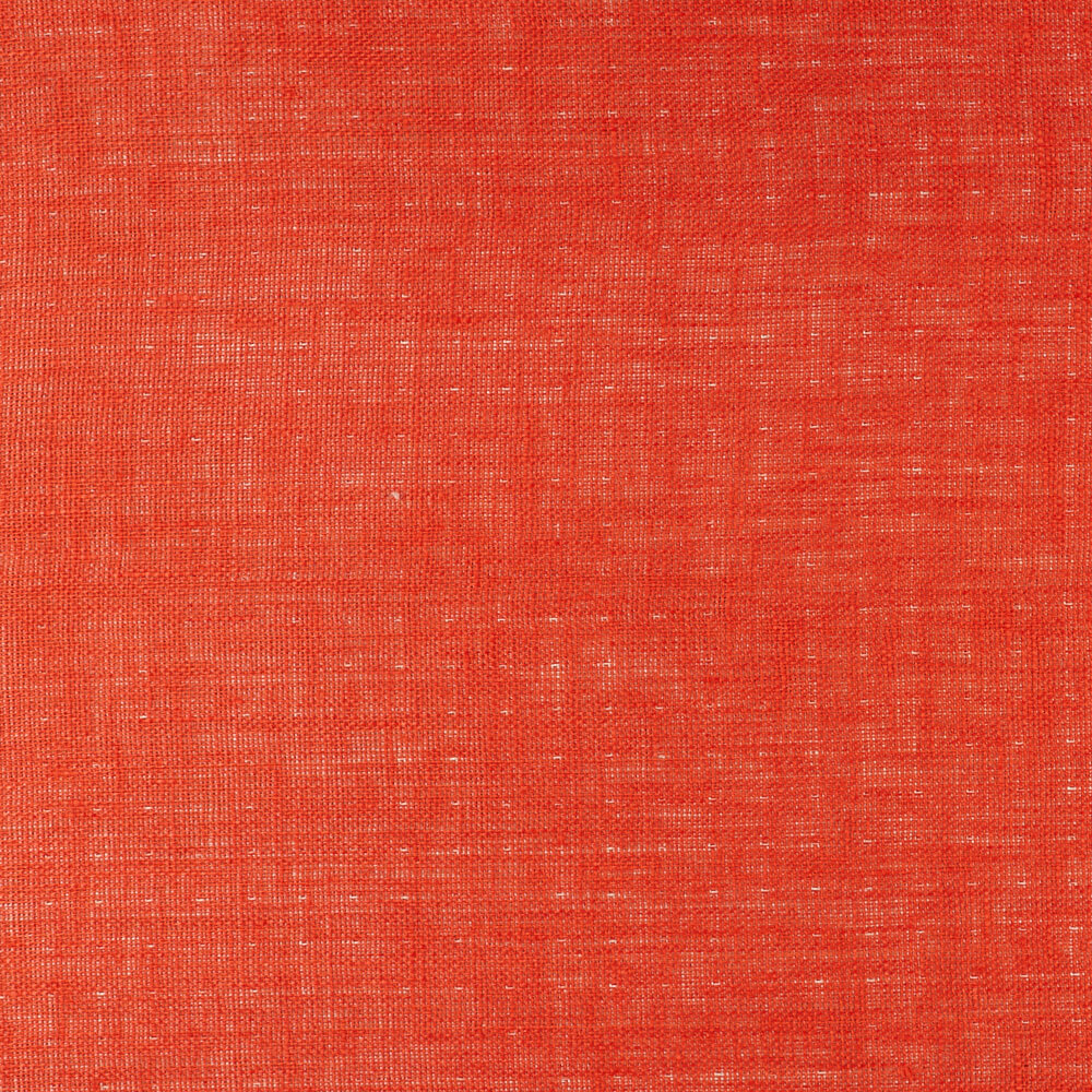 IL028 Double Sided 100% Linen Fabric  - 873 Orange-natural Softened