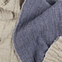 IS046Cobalt / Natural - Henri 73% Linen / 27% Cotton Fabric