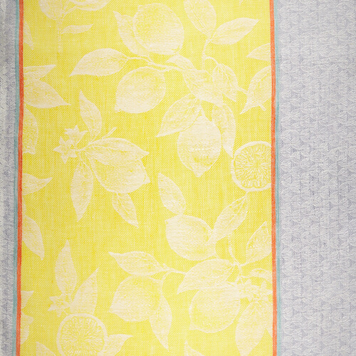 IL085 Narrow Width 100% Linen Fabric Mlt-11 - Lemons