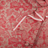 IL098 Jacquard Natural / Crimson - Loire 100% Linen Discount Fabric