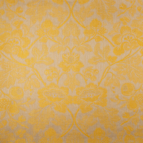 IL098 Jacquard Natural / Autumn Gold - Loire 100% Linen Wholesale Fabric by the Bolt