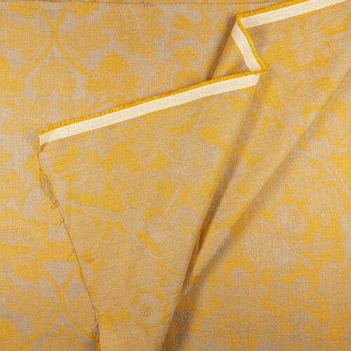 Fabric IL098 100% Linen Fabric Natural / Autumn Gold - Loire Fs ...
