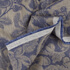 IL098 Jacquard Natural / Insignia Blue - Loire 100% Linen Discount Fabric