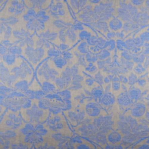 IL098 Jacquard Natural / Riviera - Loire 100% Linen Wholesale Fabric by the Bolt