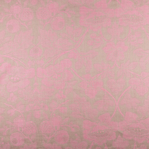 IL098 LOIRE   NATURAL / WILD ROSE  FS Signature Finish - 100% Linen - Heavy (7.9 oz/yd<sup>2</sup>)