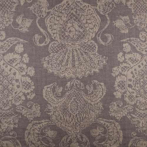IL100Natural / Graphite - Luccia 100% Linen Wholesale Fabric by the Bolt