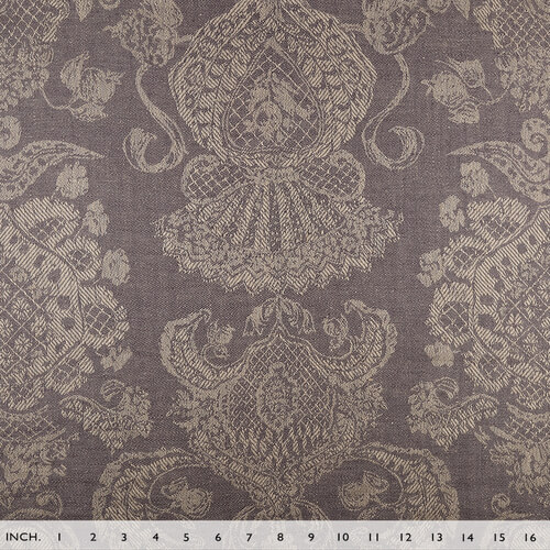 IL100 100% Linen Fabric Natural / Graphite - Luccia Fs Signature Finish