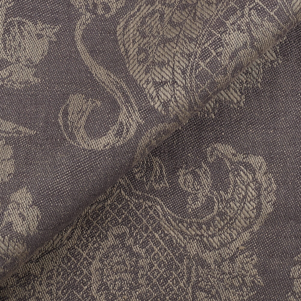 IL100 100% Linen Fabric Natural / Graphite - Luccia Fs Signature Finish