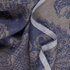 IL100Natural / Insignia Blue - Luccia 100% Linen Fabric