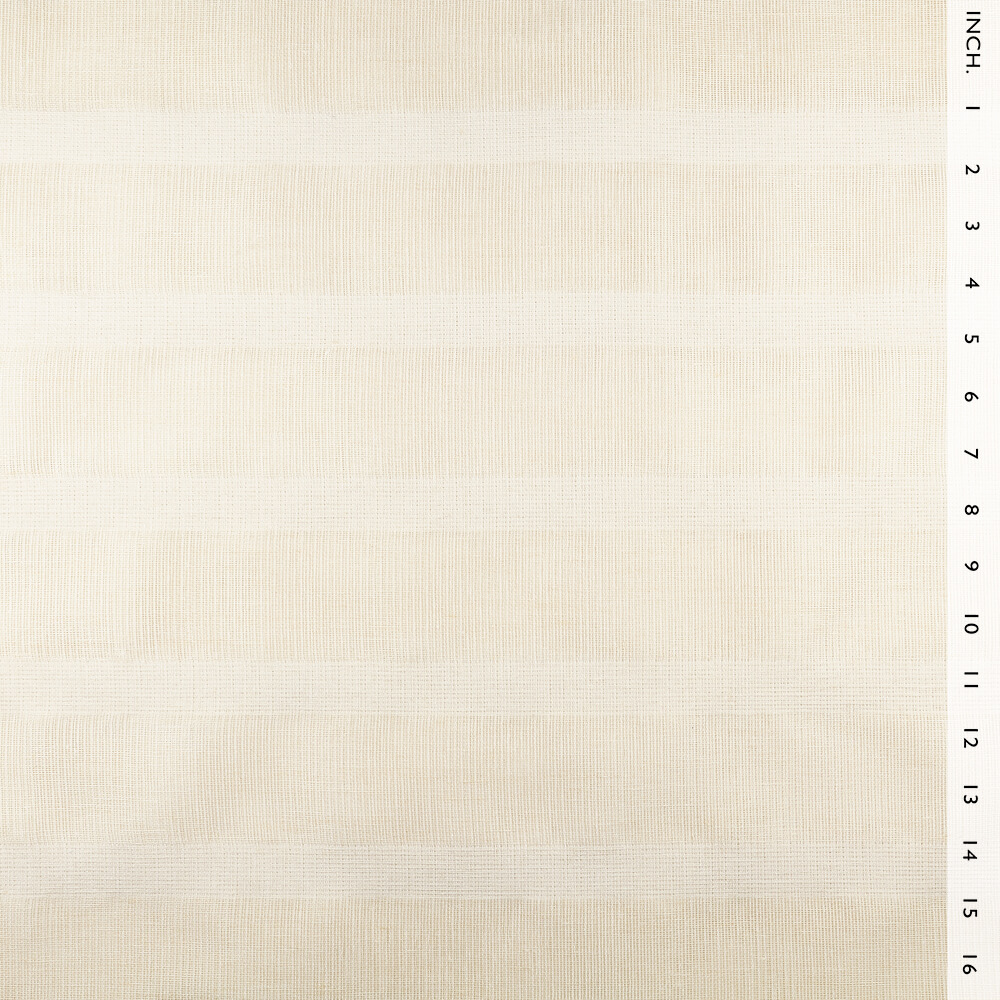 IS046 73% Linen / 27% Cotton Fabric White / White  - Margaux
