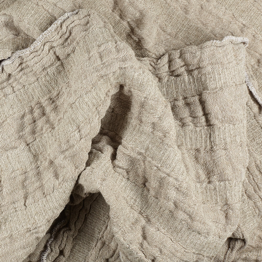 IS046 73% Linen / 27% Cotton Fabric Natural / Natural - Margaux