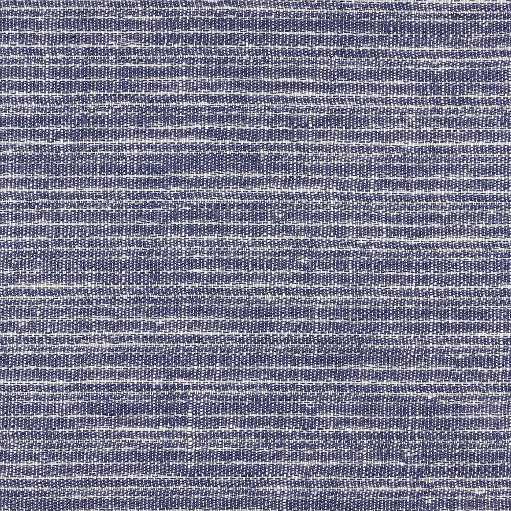 IL097 Double-sided Cobalt / White - Breeze 100% Linen Fabric