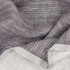 IL097 Double-sided Asphalt / White - Breeze 100% Linen Fabric