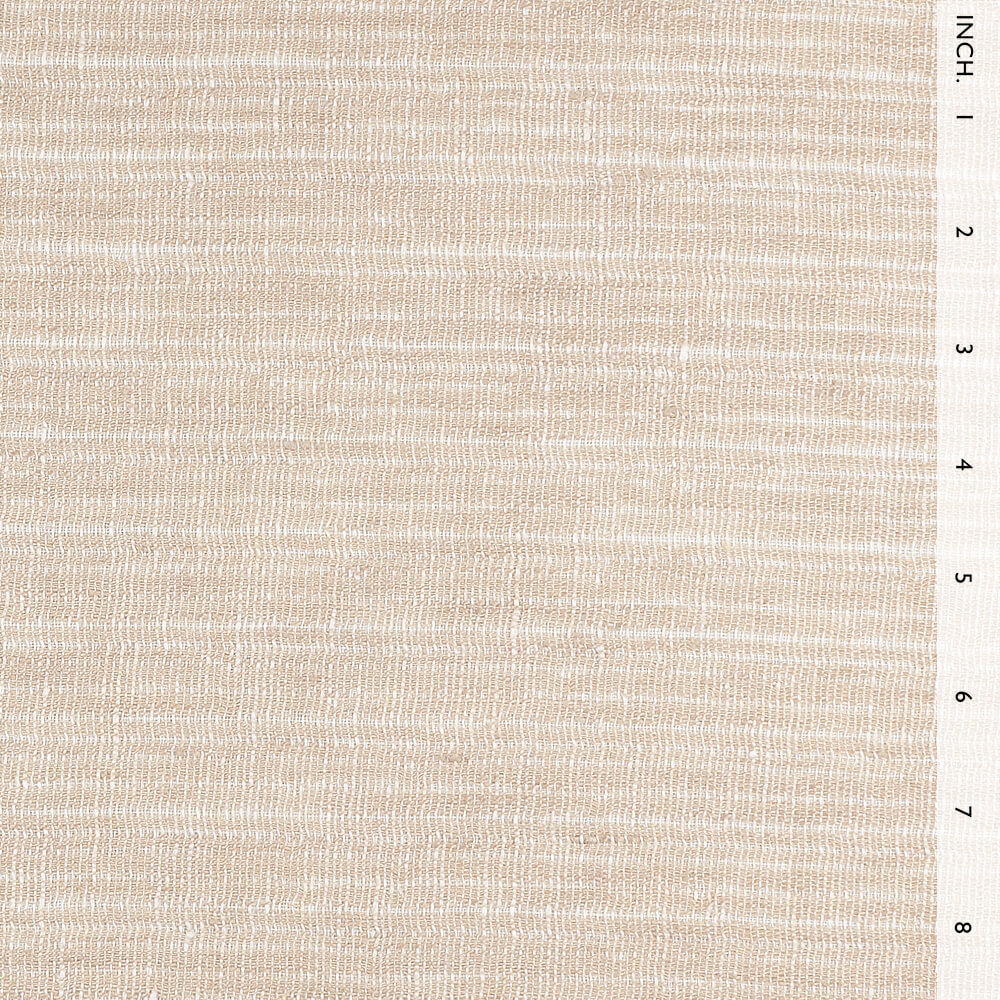 IL097 Double-sided 100% Linen Fabric Sand / White - Breeze Fs Signature Finish