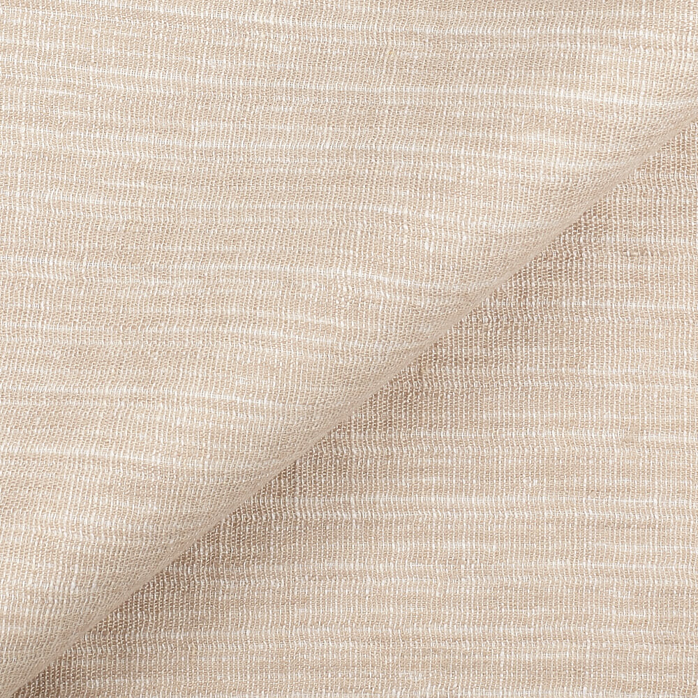 IL097 Double-sided 100% Linen Fabric Sand / White - Breeze Fs Signature Finish