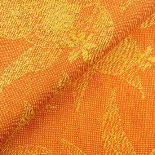 IL085 Narrow Width 100% Linen Fabric Mlt-15 - Navel Orange