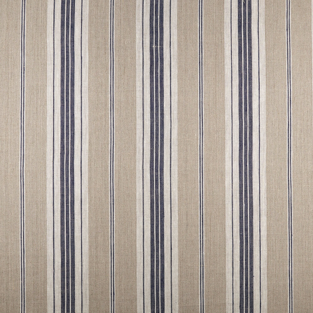 IL087 French Ticking Mlt-2 - Normandy 100% Linen Fabric