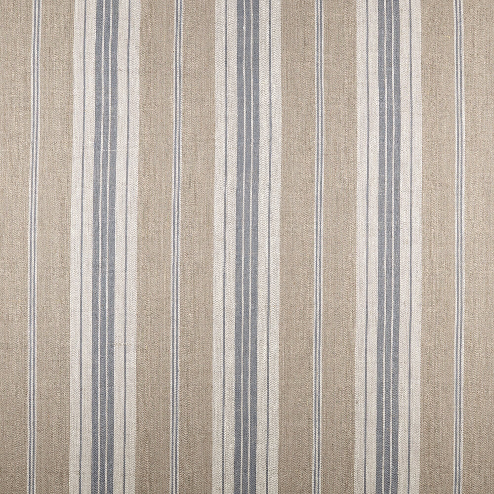 IL087 French Ticking Mlt-6 - Normandy 100% Linen Fabric