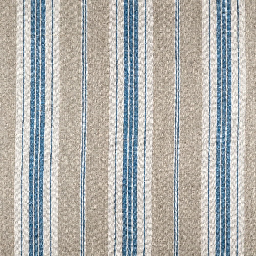 IL087 French Ticking Mlt-8 - Normandy 100% Linen Fabric