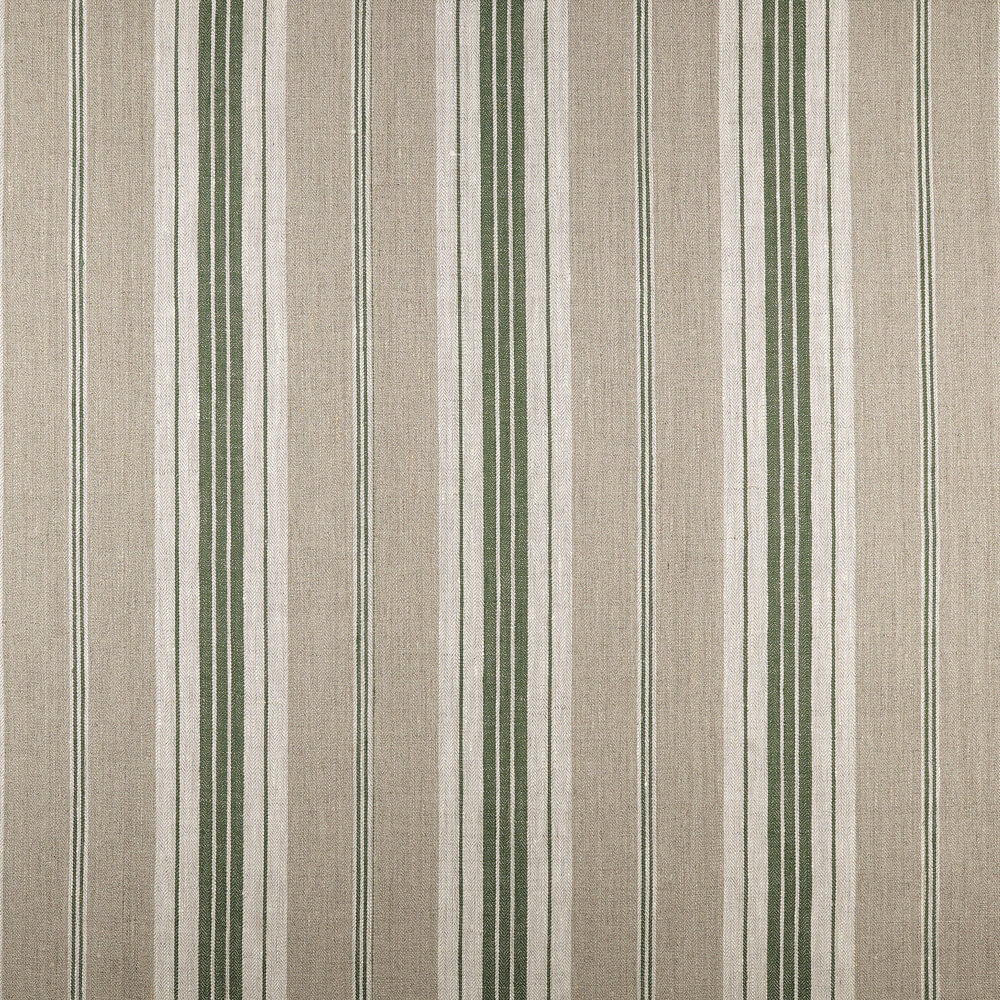IL087 French Ticking Mlt-9 - Normandy 100% Linen Fabric