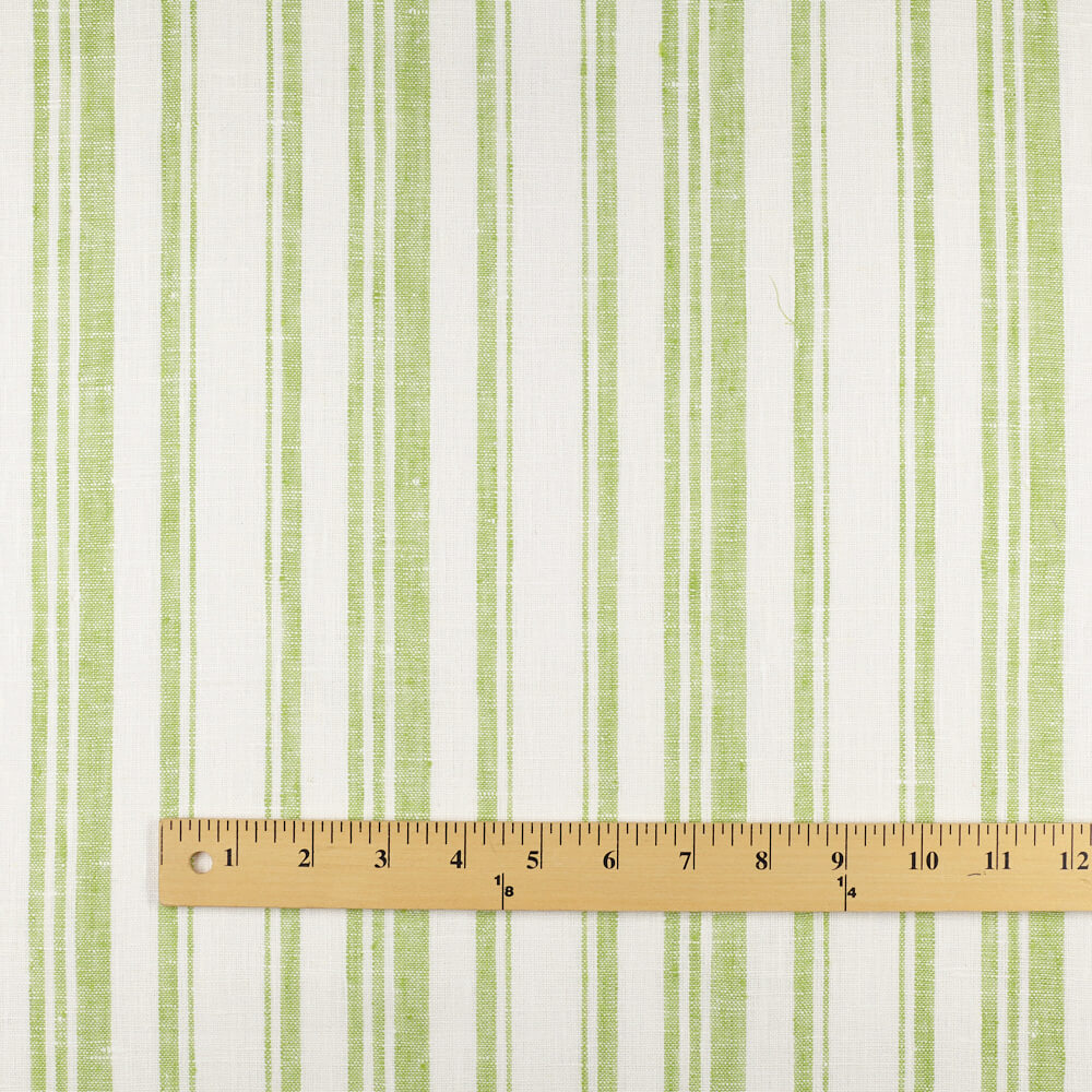 IL084 Narrow Width 100% Linen Fabric Mlt-25 - Olivier Softened
