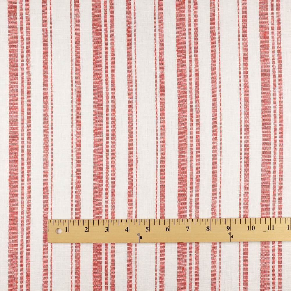 IL084 Narrow Width 100% Linen Fabric Mlt-28 - Olivier Softened