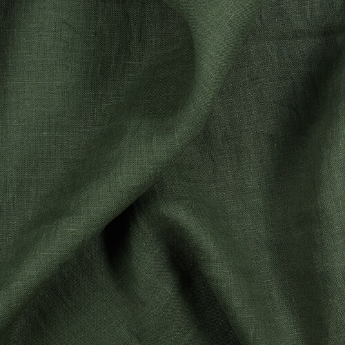 IL019 All-purpose 100% Linen Fabric Evergreen Fs Signature Finish