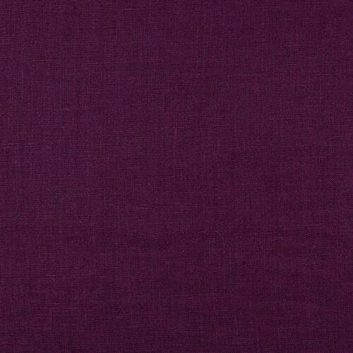 IL019 All-purpose 100% Linen Fabric Eggplant Fs Signature Finish