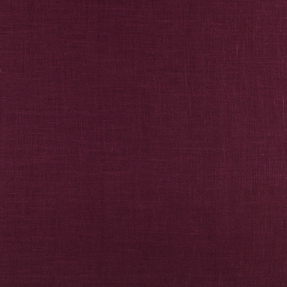 IL019 All-purpose 100% Linen Fabric Grape Wine Softened